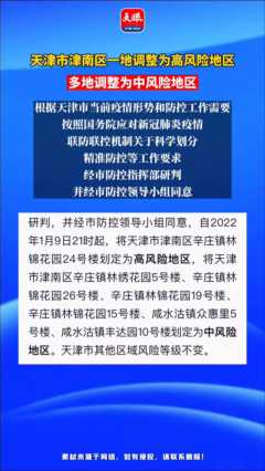 天津多地调整为中风险地区，今日热点深度解析