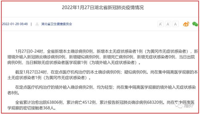 湖北新增本土无症状感染者6例,今日热点深度解析 湖北新增本土无症状感染者6例,今日热点深度解析